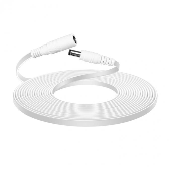 1m 3m 5m 12V Male to Male Female Flat DC 5.5x2.1mm 5.5x2.5mm 3.5x1.35mm Barrel Jack Power Extension Cable for CCTV Camera LED 7