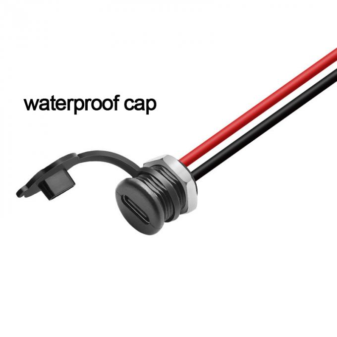 IP67 IP68 Waterproof Cap USB Type C Female Socket Jack to 2 Pin PH 2.0 XH 2.54  SH1.0  VH ZH MX Connector Cable 2