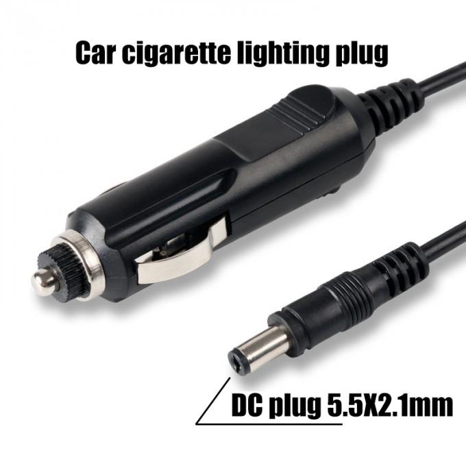 High quality DC plug 5.5x2.1mm Car Cigarette Lighter Charger Adapter cable 2