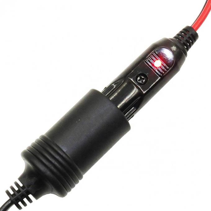 12V 24V 15A Fuse Car Cigarette Lighter Male Plug with Lead Tinned Wire 3