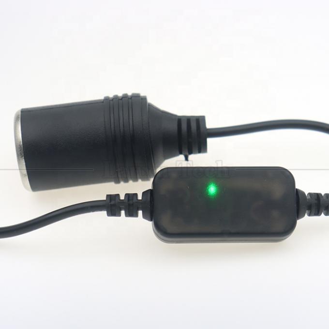 Set Up Charger USB A Male 5V to 12V Car Cigarette Lighter Socket Female Converter Cable 4