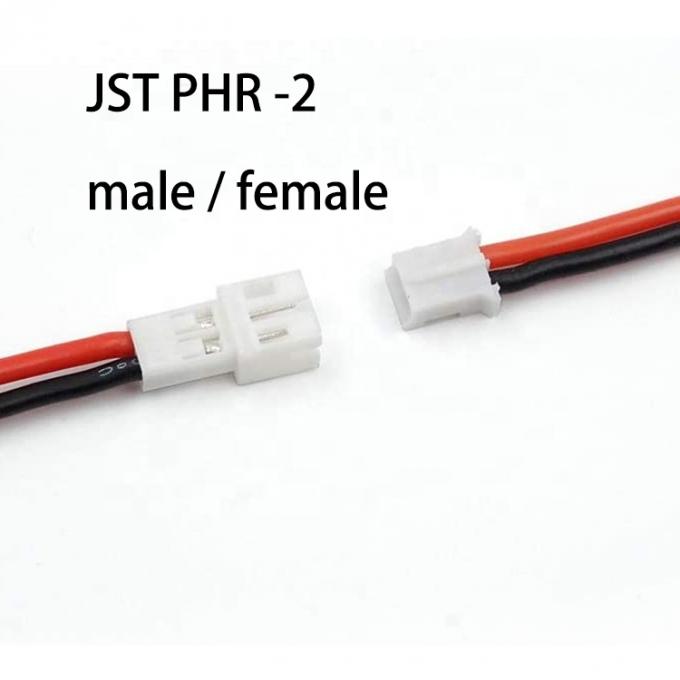 Male Female 2 pin JST PH 2.0 Pitch 2.0mm Connector Wire Harness Cable 3