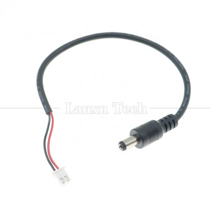 Customized Wire Harness 5.5x2.1mm Male DC Barrel Jack to JST XH Female Connector Cable 1