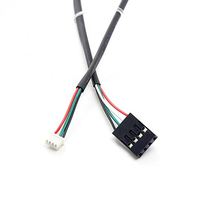 Custom 4 Pin Dupont 2.54mm to Molex 1.25mm Pitch Connector Wire Harness Assembly Cable 0