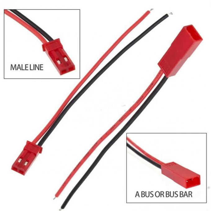 22AWG Male Female JST SYP 2 PIN Connector Wire Cable for Led Lamp Strip RC Toys Helicopter 1