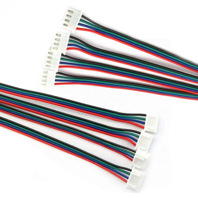 Custom 2.54mm Pitch JST XH 2 3 4 5 6 7 8 9 10  11 12 13 14 16 PIN  Connector Cable 0