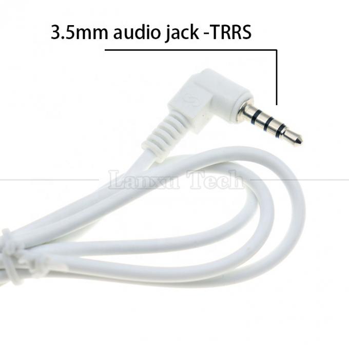 Customized 3.5mm Audio Jack TRRS to JST MX 1.25mm 4p Wire Harness Cable 1