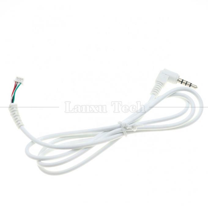 Customized 3.5mm Audio Jack TRRS to JST MX 1.25mm 4p Wire Harness Cable 0