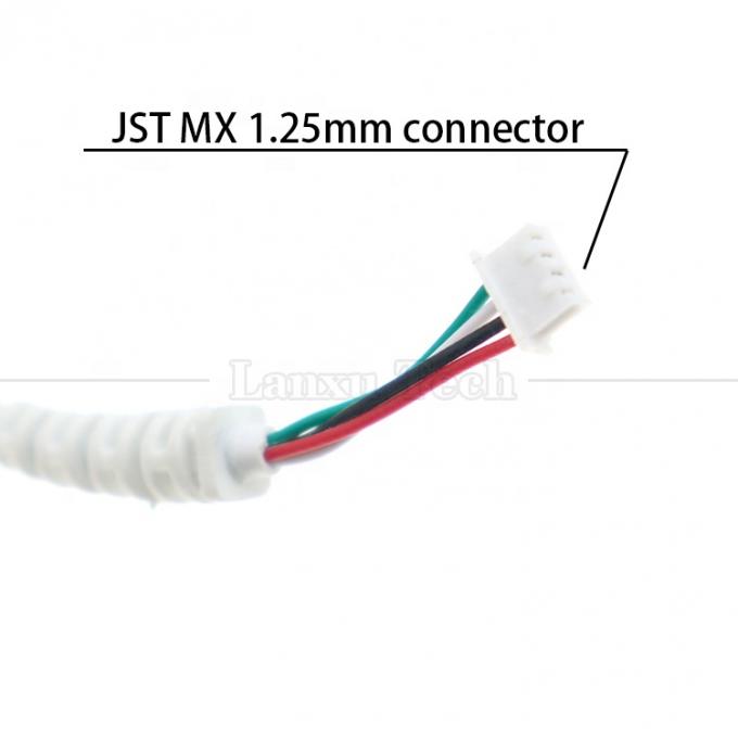 Customized 3.5mm Audio Jack TRRS to JST MX 1.25mm 4p Wire Harness Cable 2