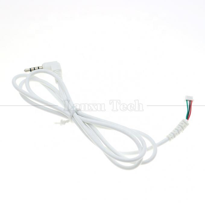 Customized 3.5mm Audio Jack TRRS to JST MX 1.25mm 4p Wire Harness Cable 5