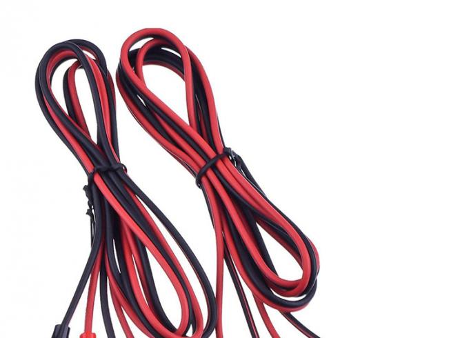 12v Double Ended Black Red Electrical Test Leads Jumper Wire Alligator Crocodile Clips Cable 1