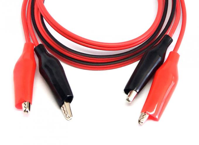 12v Double Ended Black Red Electrical Test Leads Jumper Wire Alligator Crocodile Clips Cable 7