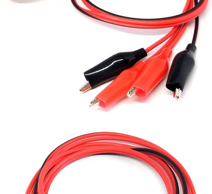 12v Double Ended Black Red Electrical Test Leads Jumper Wire Alligator Crocodile Clips Cable 6