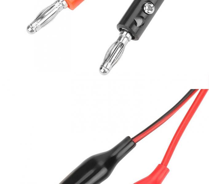 Crocodile Alligator Clip to Banana Plug Test Lead Wire Cable for Multimeters Circuit 3