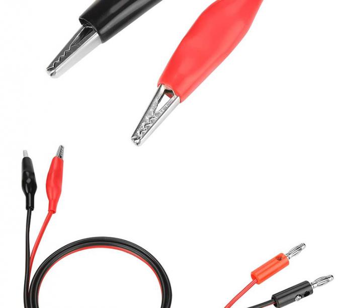 Crocodile Alligator Clip to Banana Plug Test Lead Wire Cable for Multimeters Circuit 4