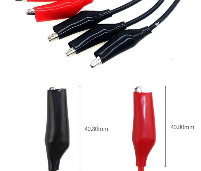 12V Red Black Alligator Clips Battery Cable 2