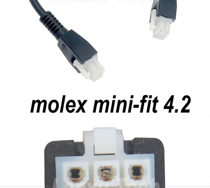 Customization Overmolded Male to Male Female 6 Pin 2451350620 Molex Mini-Fit 4.2mm Pitch Connector Assembly Cable 2
