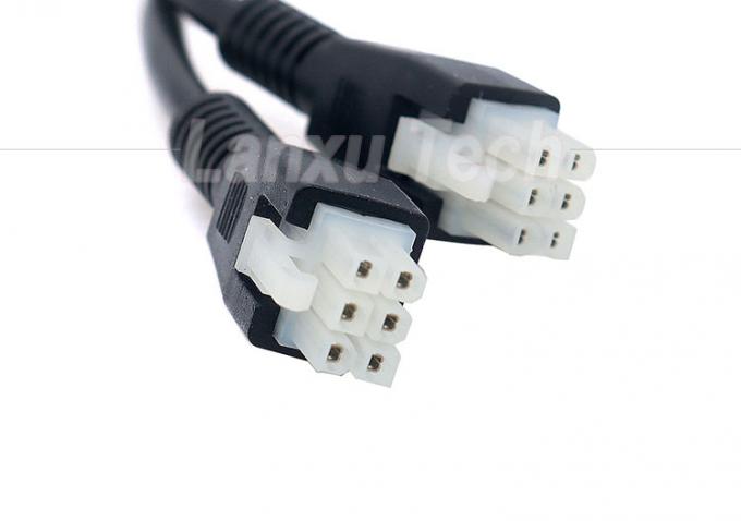 Customization Overmolded Male to Male Female 6 Pin 2451350620 Molex Mini-Fit 4.2mm Pitch Connector Assembly Cable 5