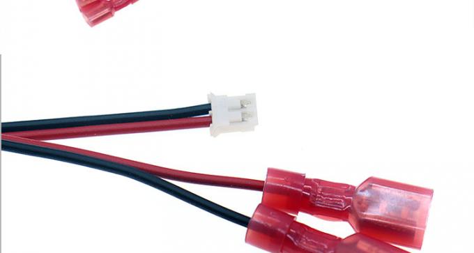 Custom JST PH SH ZH XH MX 2 3 4 5 6 7 8 Pin Connector to 6.3mm Spade Terminal Cable 2