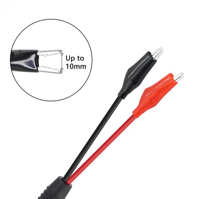 2.1mmx5.5 mm 12V DC Male Jack to Alligator Clip Power Cable Connectors for CCTV Security Camera Lighting 4