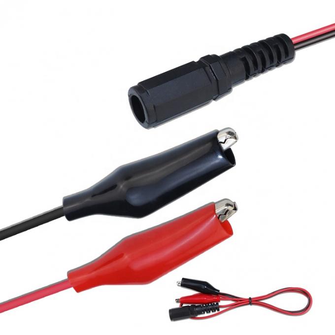 12V  DC 5.5x2.1mm Female Barrel Jack to Alligator Clips Power Cable Connectors for CCTV Security Camera 5