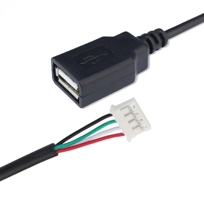 Custom USB 2.0 A Female to JST PH 2.0 Assembly Cable Wire Harness 3