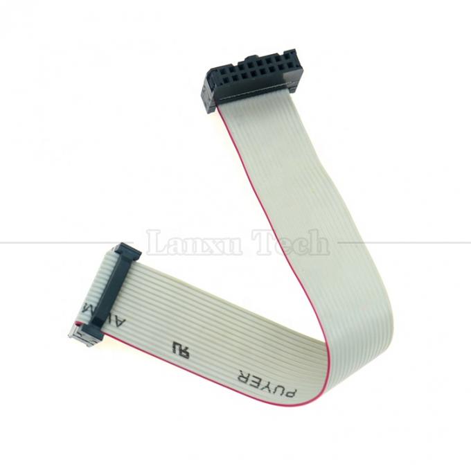Female to Female 16 PIN 1.27mm Pitch IDC 2.54mm Connector GPIO Grey Flat Ribbon Wire Cable for  Hard Drives CD Raspberry Pi 3