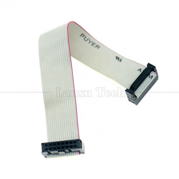 Female to Female 16 PIN 1.27mm Pitch IDC 2.54mm Connector GPIO Grey Flat Ribbon Wire Cable for  Hard Drives CD Raspberry Pi 4