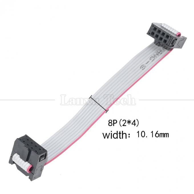 Customized 4 to 80 10 16 18 20 30 40 50 60 64  PIN 1.27mm Pitch FCC IDC 2.54mm Connector Flat Ribbon Cable 3