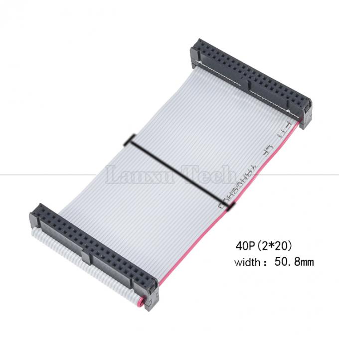 Customized 4 to 80 10 16 18 20 30 40 50 60 64  PIN 1.27mm Pitch FCC IDC 2.54mm Connector Flat Ribbon Cable 7