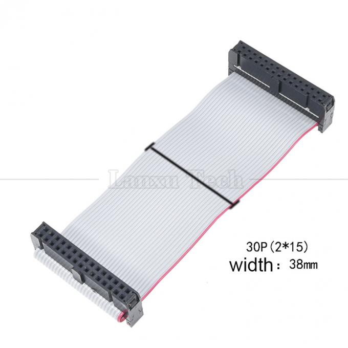 Customized 4 to 80 10 16 18 20 30 40 50 60 64  PIN 1.27mm Pitch FCC IDC 2.54mm Connector Flat Ribbon Cable 6
