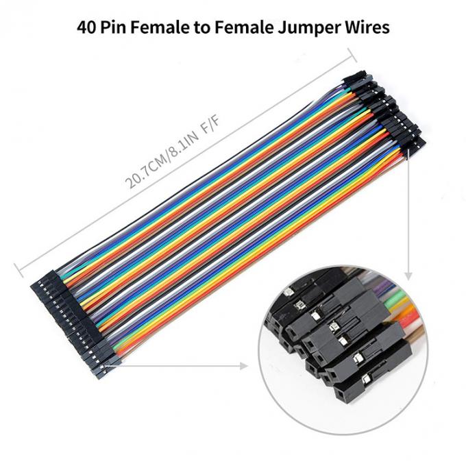 40 PIN Male Female to Male Female Dupont GPIO Cable Breadboard Jumper Wire for Arduino 7