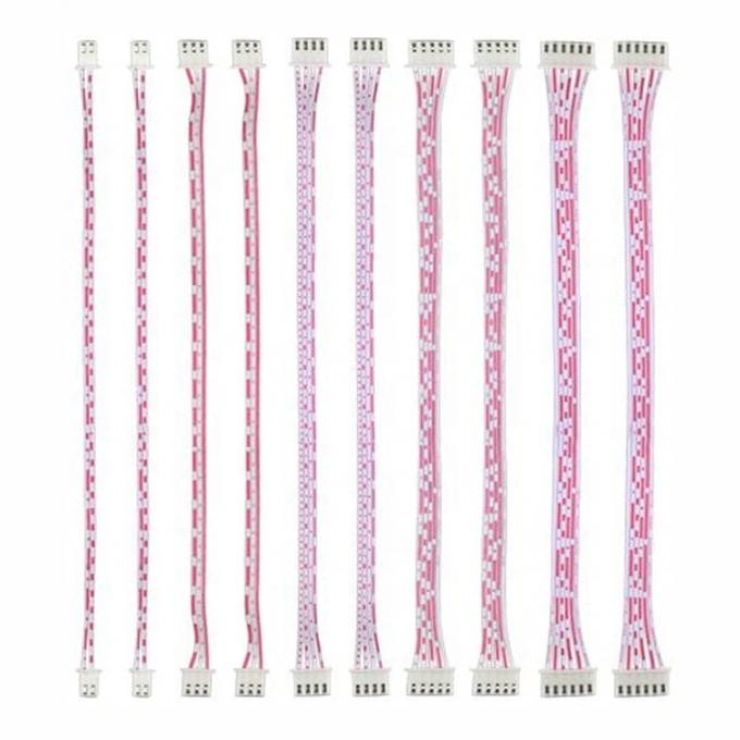 Custom 2 3 4 5 6 7 8 Pin JST XH 2.54mm Pitch Connector Flat Ribbon Cable 1