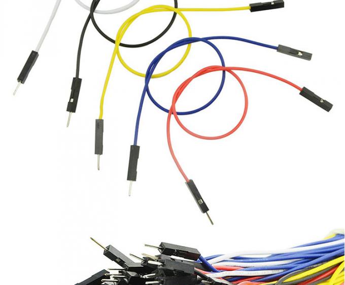 Male to Male Female to Female 2.54mm 1 Pin Dupont Connector Solderless Breadboard Jumper Wire for Arduino 1
