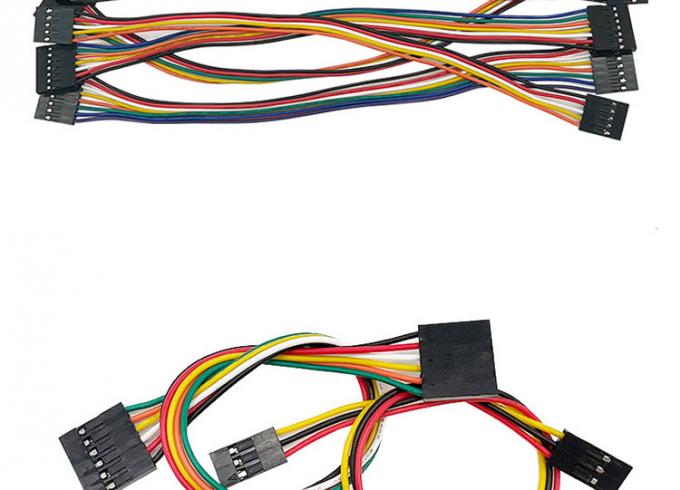 2p 3p 4p 5p 6p 7p 8p 9p 10p Female to Female 2.54mm Dupont Connector Ribbon Jumper Wire 4