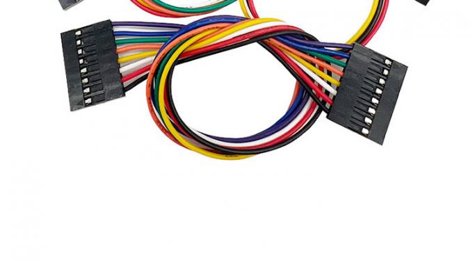 2p 3p 4p 5p 6p 7p 8p 9p 10p Female to Female 2.54mm Dupont Connector Ribbon Jumper Wire 5