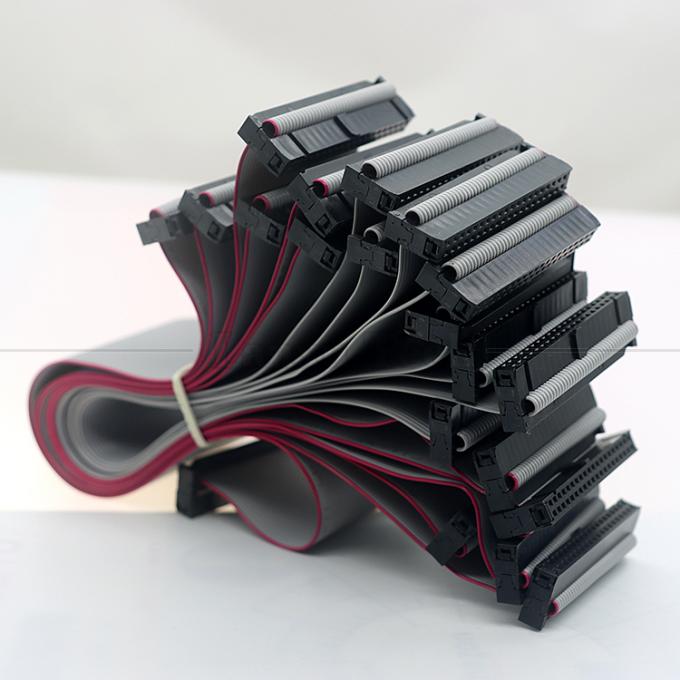 6 8 10 12 14 16 18 20 24 26 30 32 34 40 50 60 64 PIN 1.27mm Pitch IDC 2.54mm 2.0mm Connector Grey Flat Ribbon Wire Cable 1