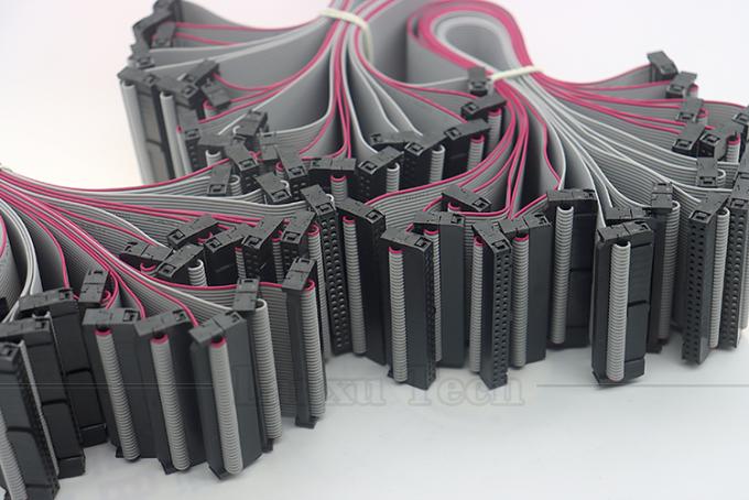 6 8 10 12 14 16 18 20 24 26 30 32 34 40 50 60 64 PIN 1.27mm Pitch IDC 2.54mm 2.0mm Connector Grey Flat Ribbon Wire Cable 2