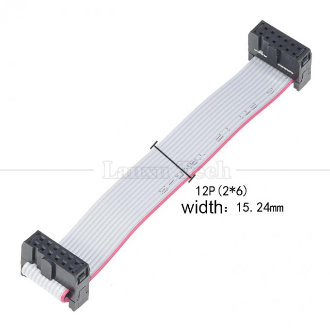 6 8 10 12 14 16 18 20 24 26 30 32 34 40 50 60 64 PIN 1.27mm Pitch IDC 2.54mm 2.0mm Connector Grey Flat Ribbon Wire Cable 8