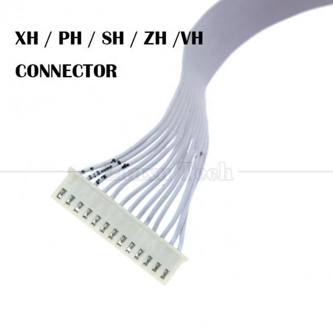 Custom JST 2.54 2.0 1.0 Pitch Female PH XH ZH SH VH Flat Ribbon Cable for Computer Hard Drive LCD Panel 2