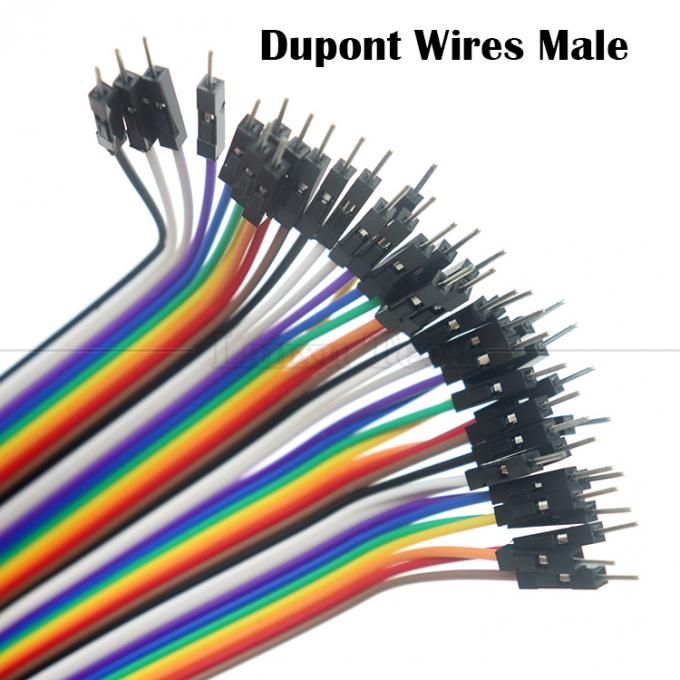 10cm 20cm 30cm 40 Pin Male to Male Female to Female Dupont GPIO Breadboard Rainbow Ribbon Jumper Wires Cable for Raspberry Pi 2