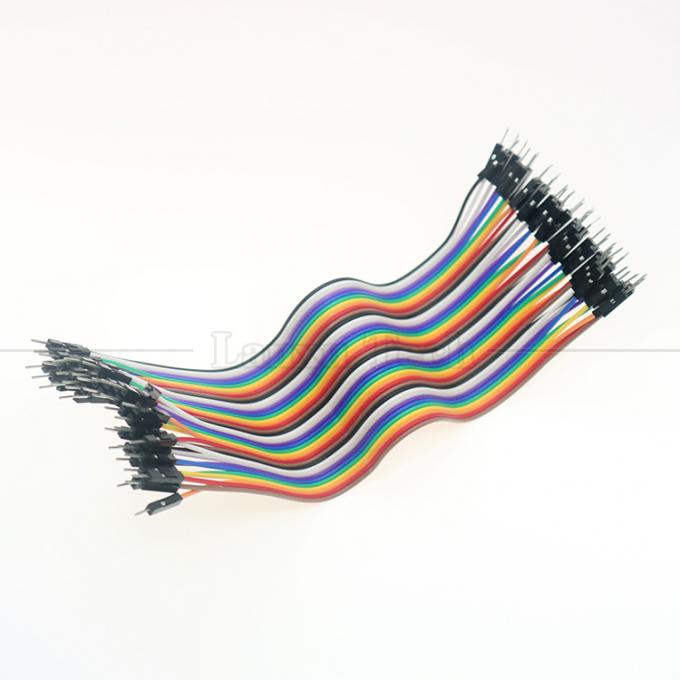 10cm 20cm 30cm 40 Pin Male to Male Female to Female Dupont GPIO Breadboard Rainbow Ribbon Jumper Wires Cable for Raspberry Pi 5