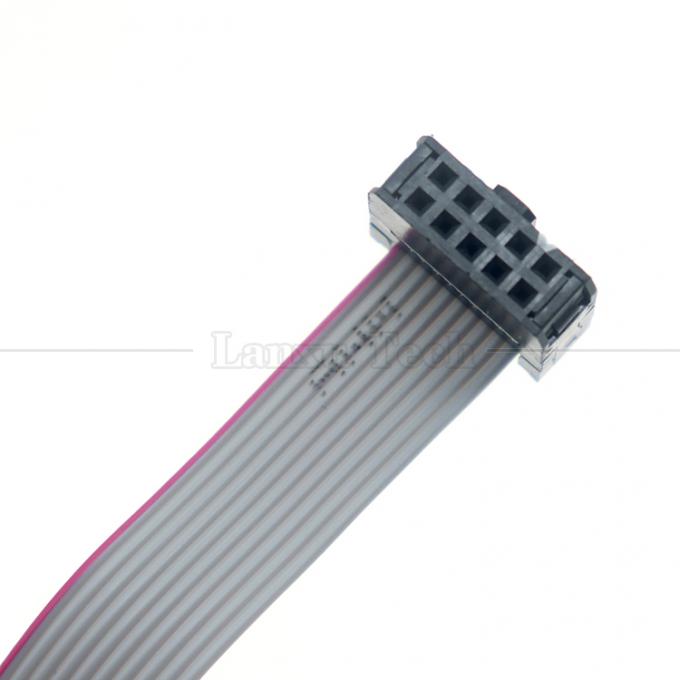Female to Female 10 PIN 1.27mm Pitch IDC 2.54mm Connector GPIO Grey Flat Ribbon Wire Cable for  Hard Drives CD Raspberry Pi 2