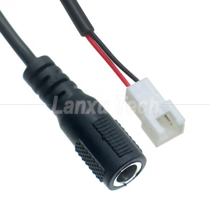 OEM Customization DC Female 5.5x2.1mm Barrel Jack to JST 2 PIN XH 2.54mm Pitch Female Connector Harness Cable 1