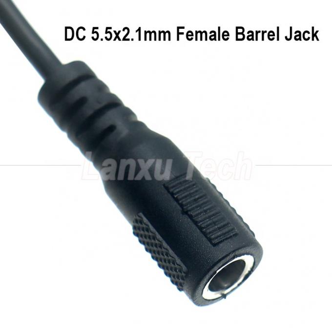 OEM Customization DC Female 5.5x2.1mm Barrel Jack to JST 2 PIN XH 2.54mm Pitch Female Connector Harness Cable 3