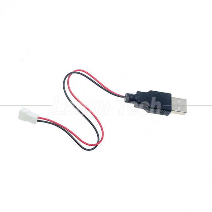 USB Type A Male to JST XH 2.54 Pitch 2 Pin Female Socket Cable 3