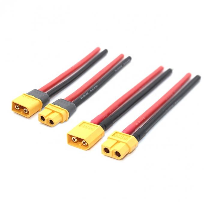 12AWG 16AWG 100mm 150mm 200mm XT30U XT60 XT60H XT90 Connector Male Female to Bare Wires End Cable Harness for Fpv Motor Battery 1