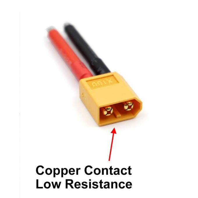 High Quality XT60 Male Female Plug Connector 12AWG Silicon Wire Lead Extension Cable for RC Lipo Battery FPV Racing Drone 3