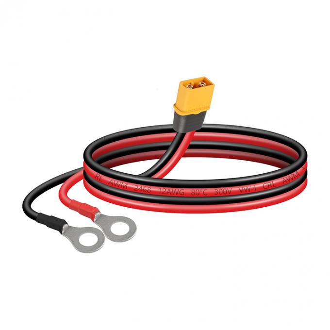12AWG Silicon Wire XT60 XT60H Male Female to O Ring Terminal Cable for RC Aircraft Toy Cars Lipo Battery FPV Racing Drone 1
