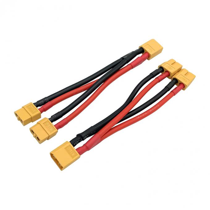 14AWG XT60 1 Male to 2 Female Y Splitter Extension Cable for RC Lipo Battery 2